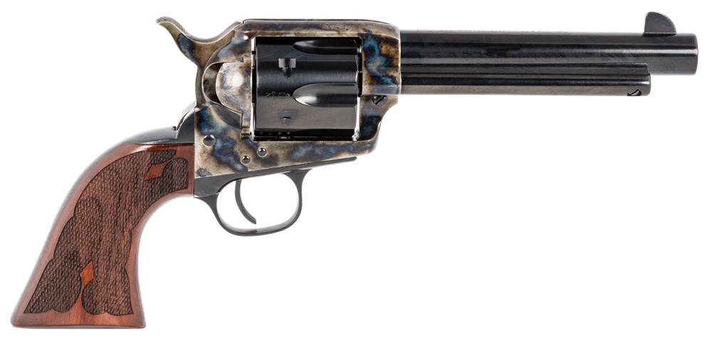 Taylors & Company 555130 Gambler  45 Colt (LC) Caliber with 5.50 Blued Fini-img-0