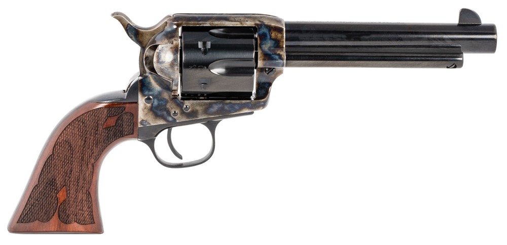 Taylors & Company 555130 Gambler  45 Colt (LC) Caliber with 5.50 Blued Fini-img-1