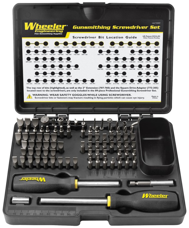 Wheeler Engineering Gunsmithing Screwdriver Set with Durable Construction a-img-0