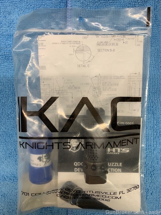 KAC Knights Armament QDC Suppressor 7.62 MAMS Brake 3/4-24 30169 -img-1