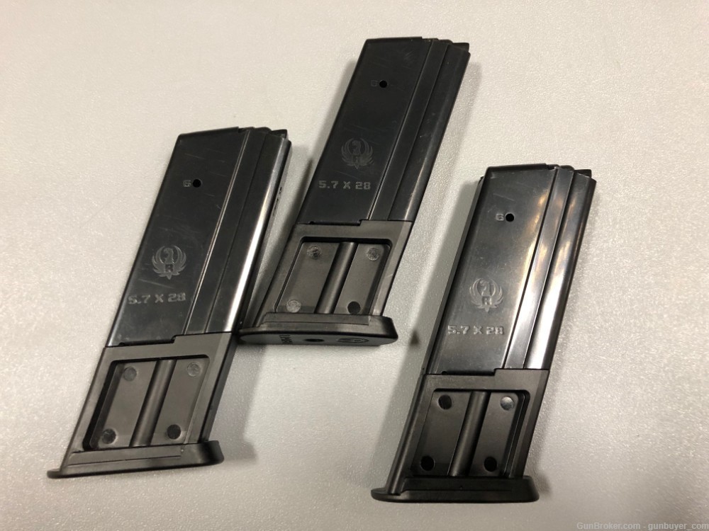 Ruger57 10 Round 5.7x28mm Magazines - 3 Pack-New Old Stock-img-4
