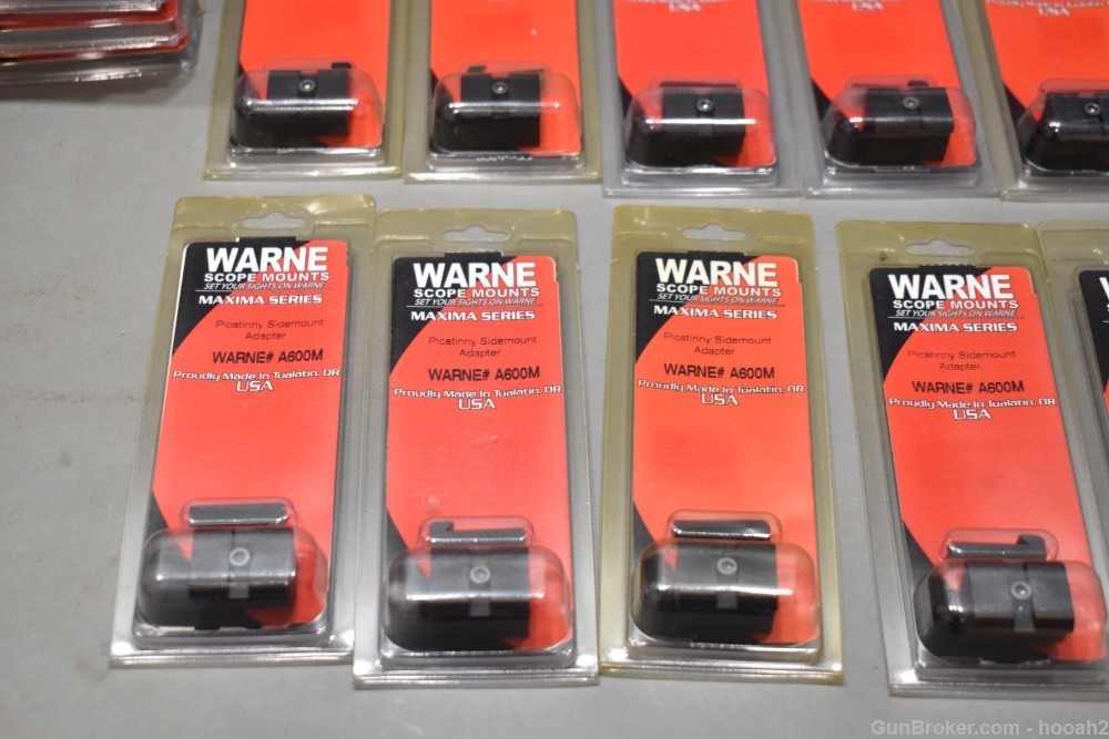 Huge Lot 103 Ct NOS Factory Warne Scope Bases Remington Winchester READ-img-3