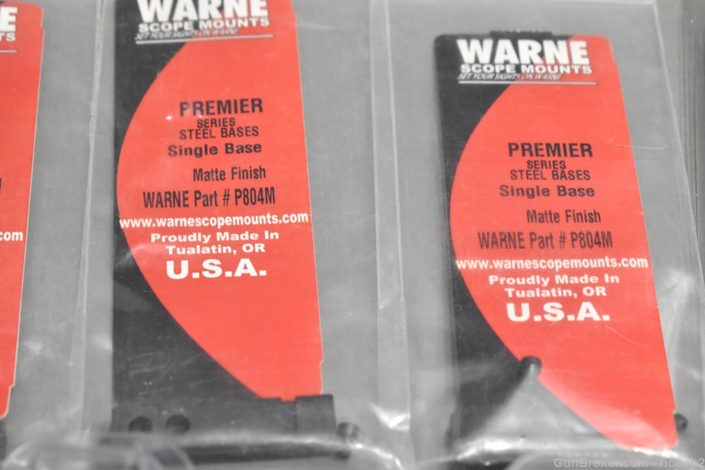 Huge Lot 103 Ct NOS Factory Warne Scope Bases Remington Winchester READ-img-20