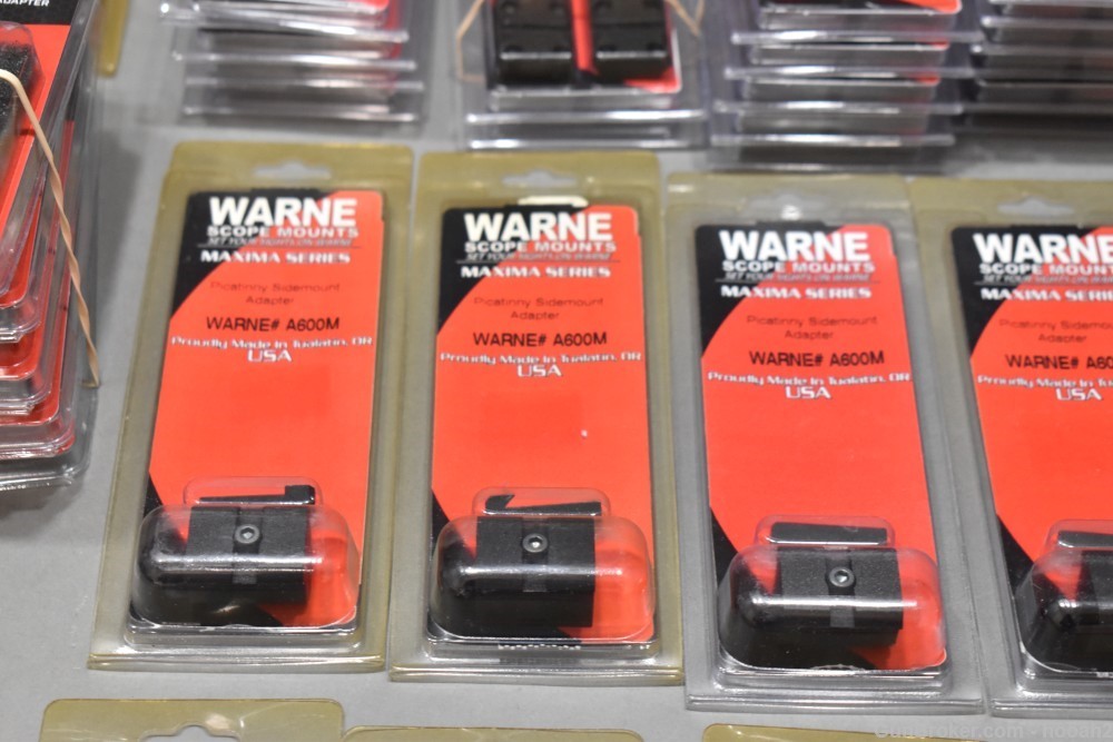 Huge Lot 103 Ct NOS Factory Warne Scope Bases Remington Winchester READ-img-5