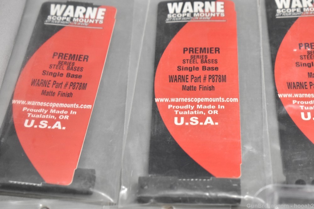 Huge Lot 103 Ct NOS Factory Warne Scope Bases Remington Winchester READ-img-19