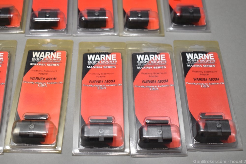 Huge Lot 103 Ct NOS Factory Warne Scope Bases Remington Winchester READ-img-2