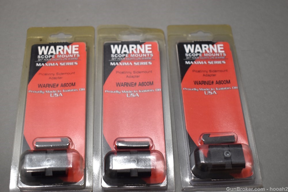 Huge Lot 103 Ct NOS Factory Warne Scope Bases Remington Winchester READ-img-1