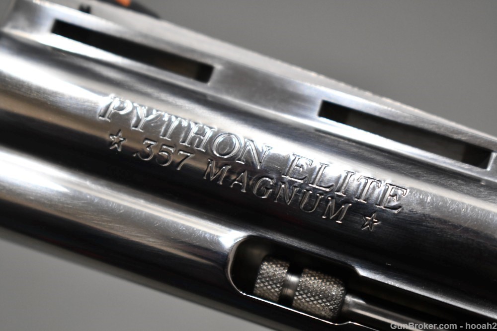 Superb Colt Python Elite 4" 357 Magnum Revolver w Box Early 1st Yr 1997-img-32