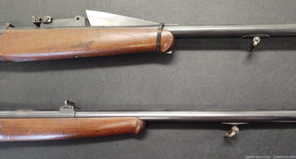 J.P. Sauer and Sohn German Stalking Rifle .22 and 8.15x46R 2 barrel set -img-3