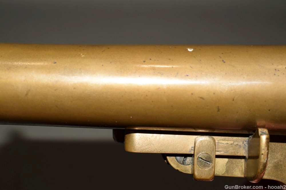 Rare German Model 1889 Navy Double Barrel Flare Pistol Submarine Model-img-9