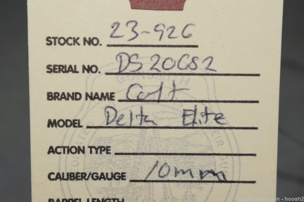 Colt Delta Elite Bright Stainless 1911 Semi Auto Pistol 10mm 1992-img-34