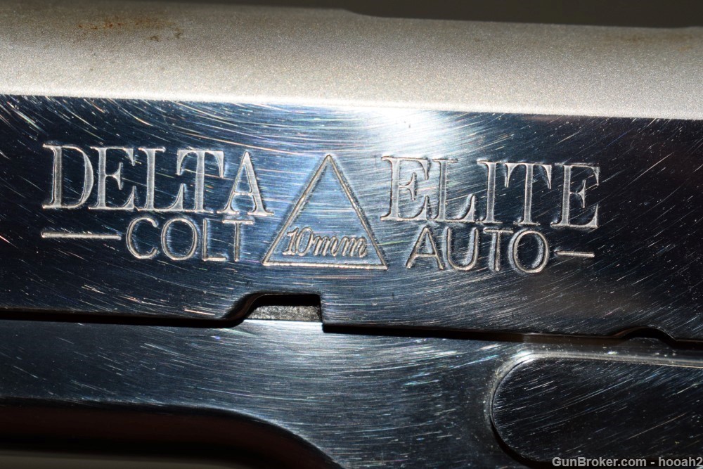 Colt Delta Elite Bright Stainless 1911 Semi Auto Pistol 10mm 1992-img-24