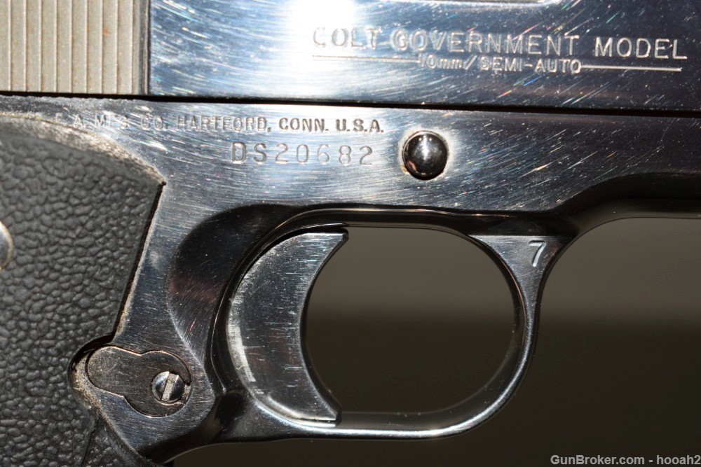 Colt Delta Elite Bright Stainless 1911 Semi Auto Pistol 10mm 1992-img-4