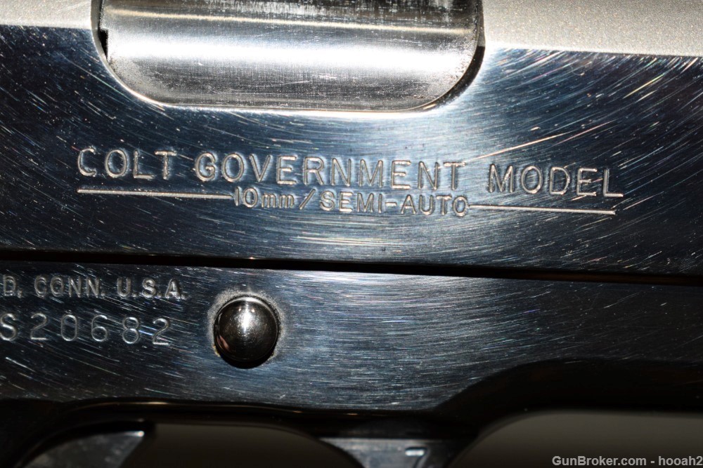 Colt Delta Elite Bright Stainless 1911 Semi Auto Pistol 10mm 1992-img-26