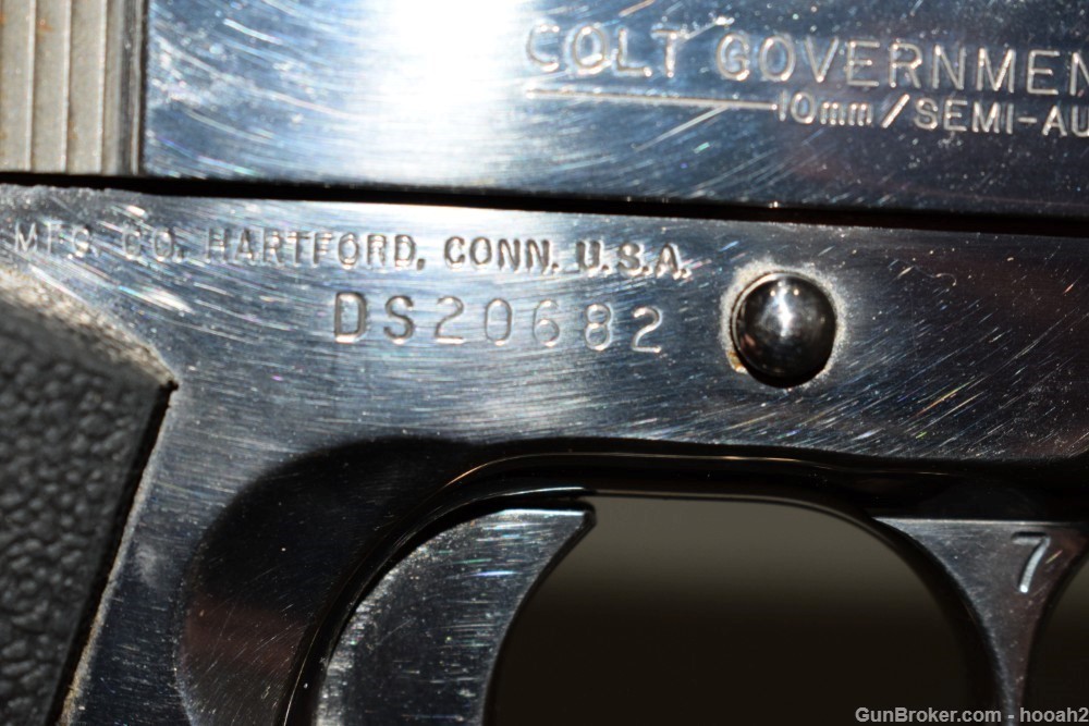 Colt Delta Elite Bright Stainless 1911 Semi Auto Pistol 10mm 1992-img-25