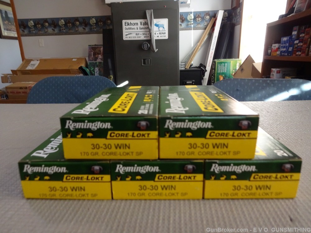 Remington  30-30 Winchester 170 gr  Core-Lokt  27820    100 ROUNDS -img-0