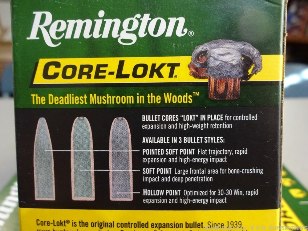 Remington  30-30 Winchester 170 gr  Core-Lokt  27820    100 ROUNDS -img-2