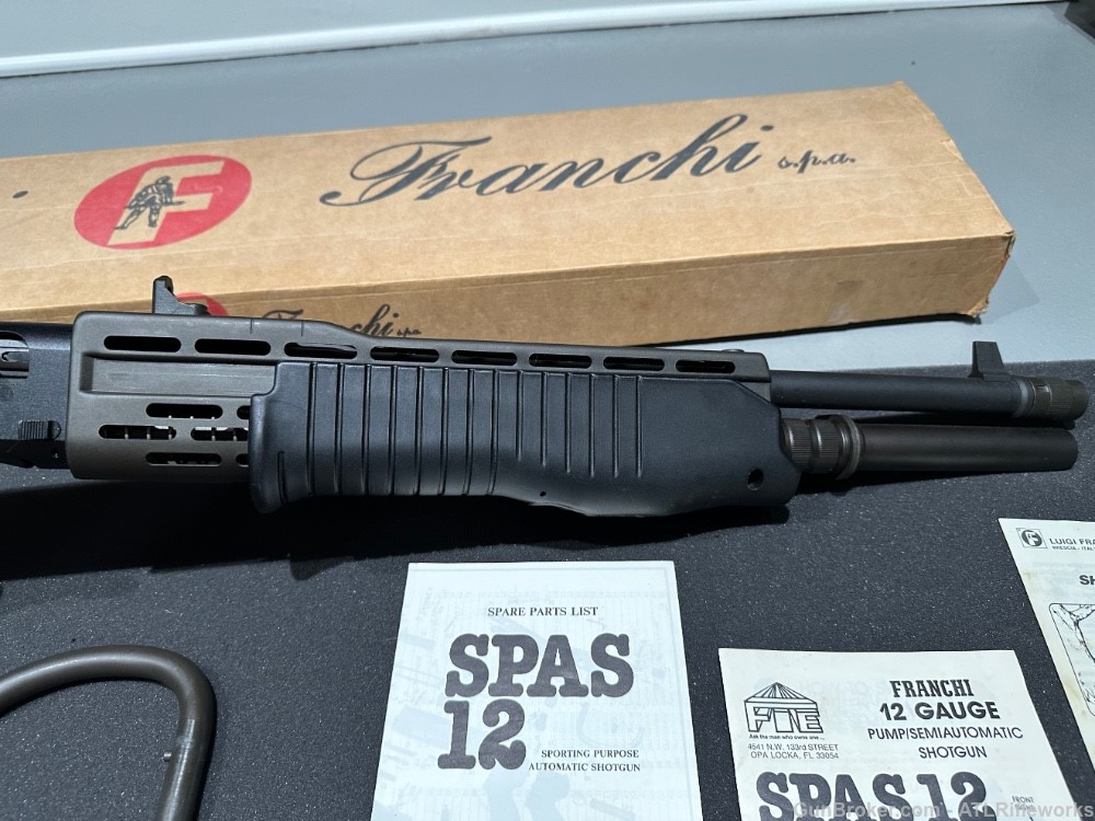 Franchi SPAS 12 Semi automatic & Pump Shotgun NEW IN BOX-img-12