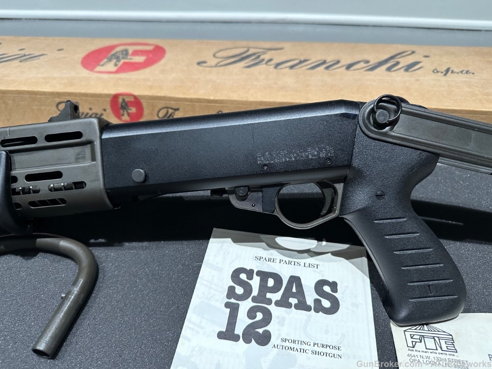 Franchi SPAS 12 Semi automatic & Pump Shotgun NEW IN BOX-img-5