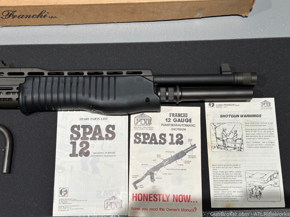 Franchi SPAS 12 Semi automatic & Pump Shotgun NEW IN BOX-img-3