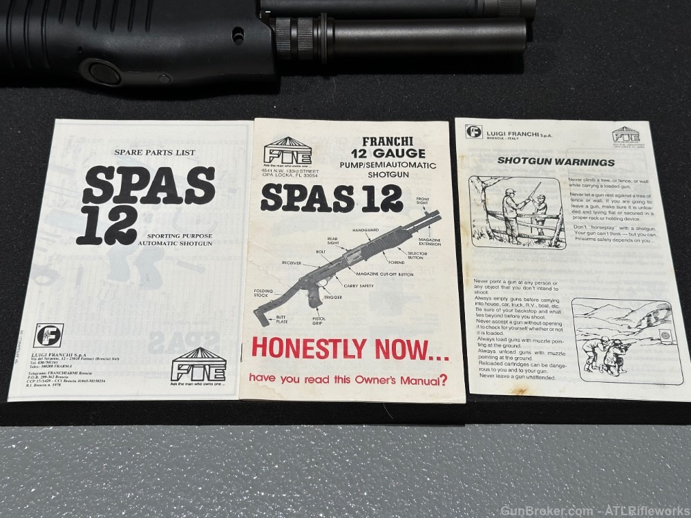 Franchi SPAS 12 Semi automatic & Pump Shotgun NEW IN BOX-img-17