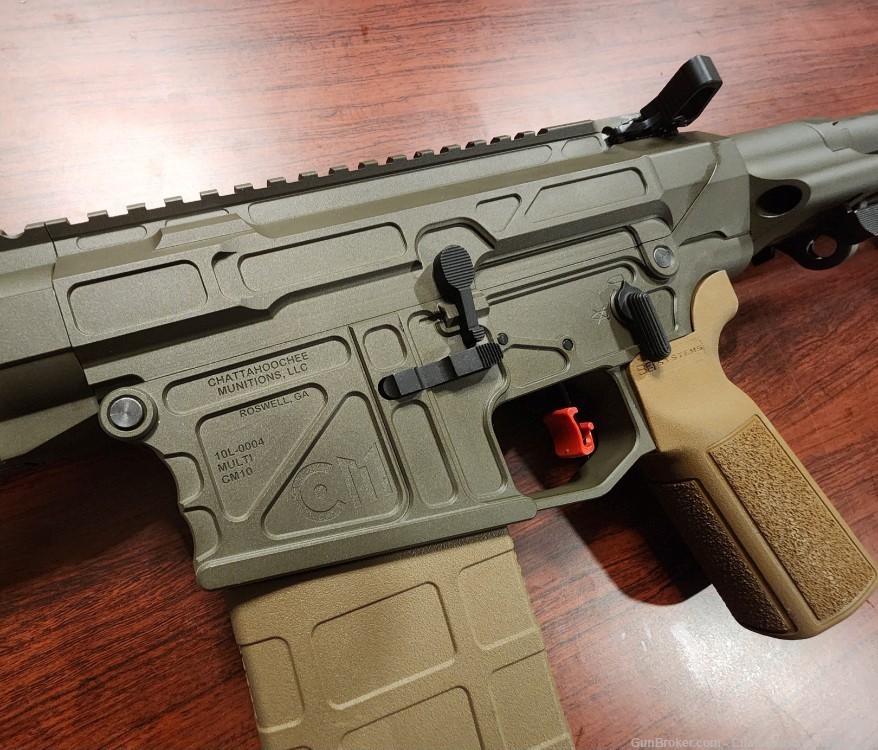 CM10 8.6 Blackout 12" Pistol Cobalt Kinetics Green and Coyote w/SBPDW-img-9
