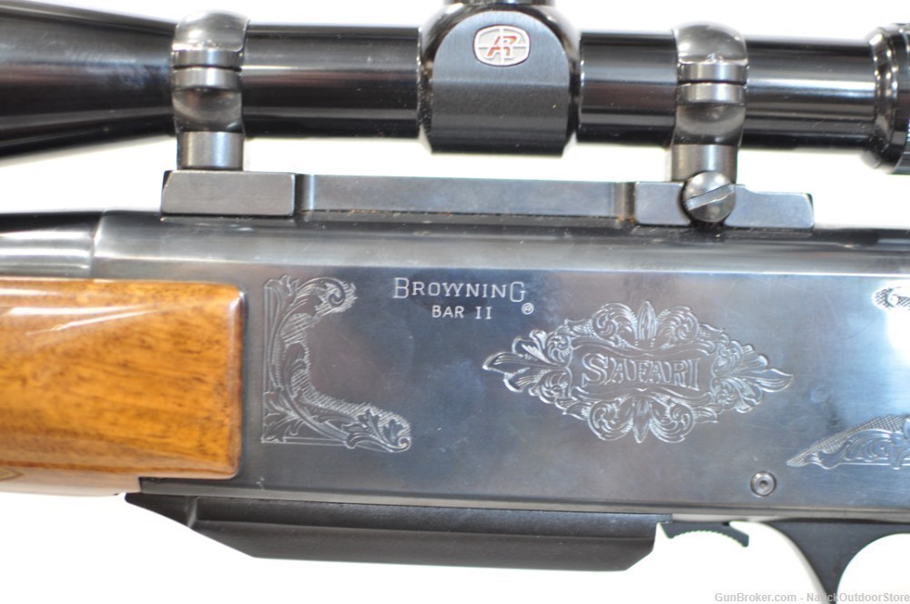 Browning BAR II Safari - 30-06 - W/Japanese Redfield Scope - Leupold Rings-img-11