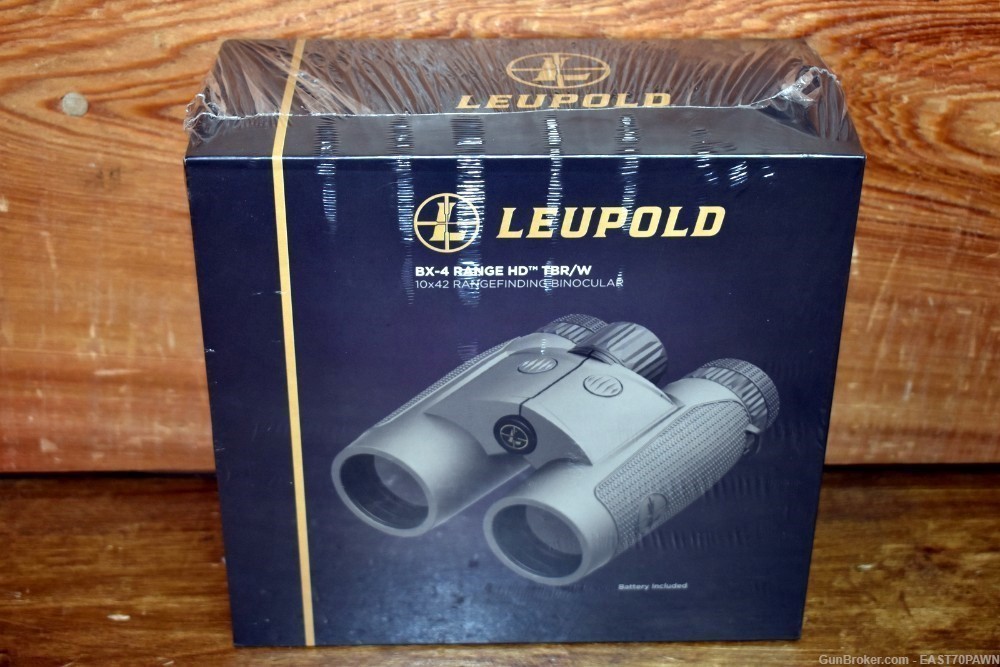 NEW Leupold 182883 BX-4 Range HD TBR/W 10x42 Rangefinding Binoculars -img-0