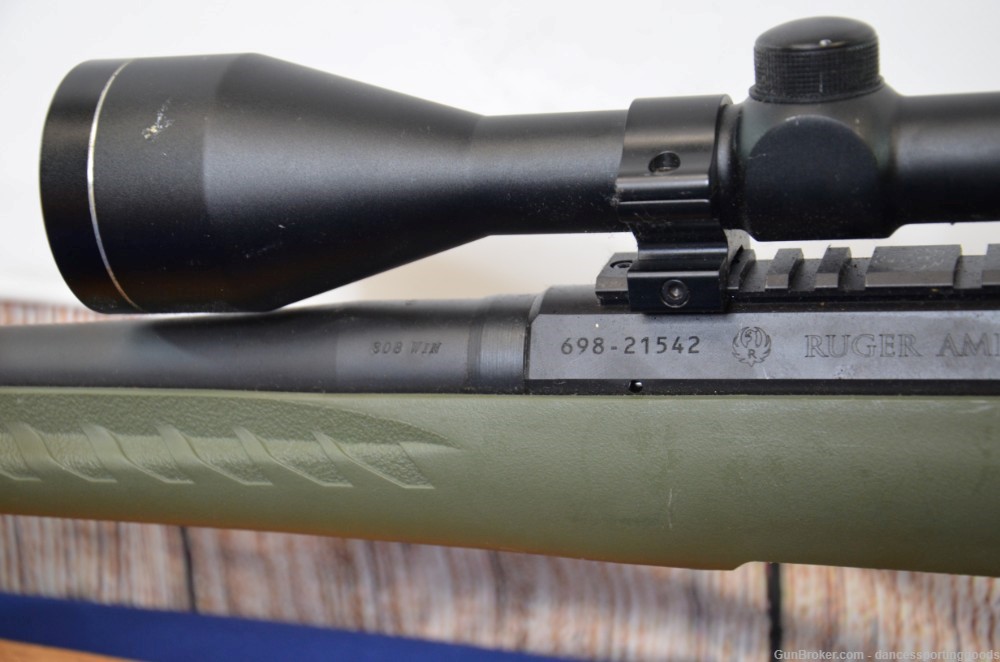 Ruger American 308 Win 18" BBL NO Mag Tasco 3-9x40 Scope - FAST SHIP-img-15