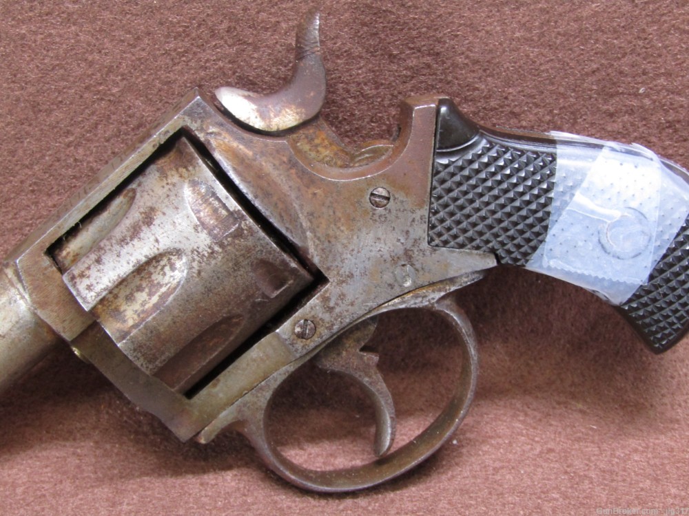Unknown Maker British Bulldog 32 S&W 7 Shot Revolver Parts/Project Gun-img-6