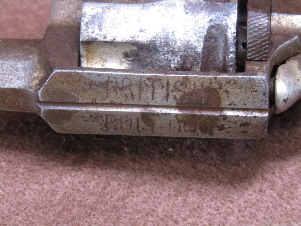 Unknown Maker British Bulldog 32 S&W 7 Shot Revolver Parts/Project Gun-img-8