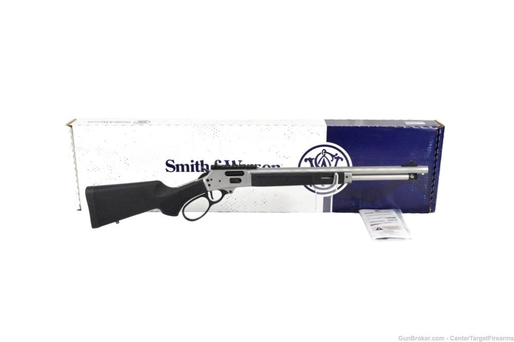 Smith & Wesson Model 1854 Lever Action .44 Magnum Stainless Steel 13812 NEW-img-1