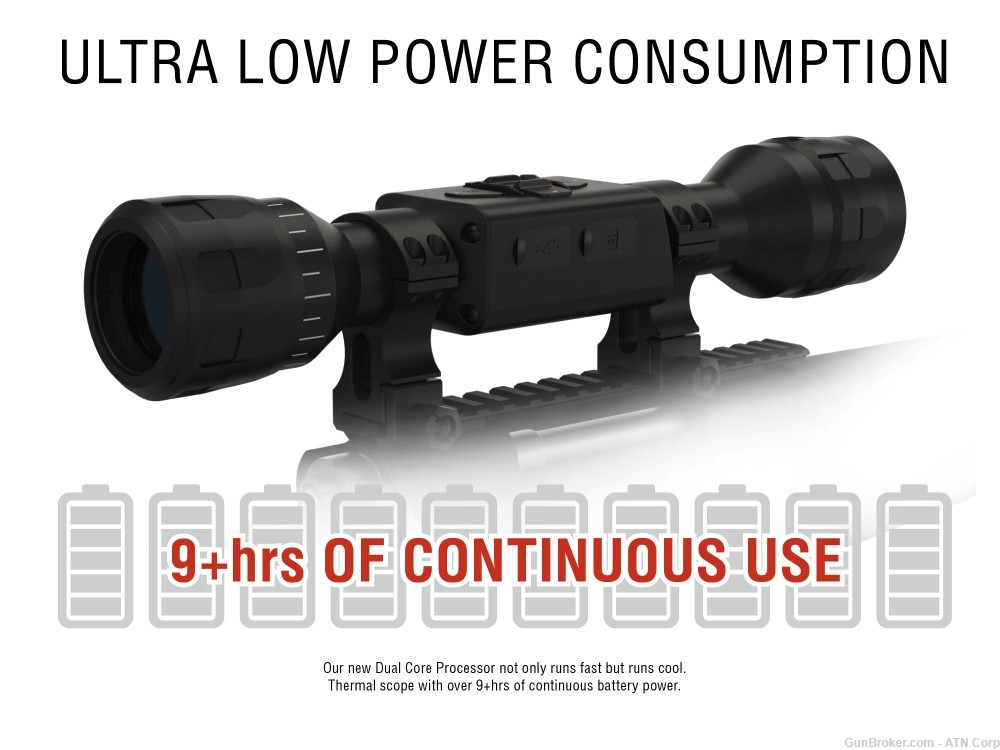 Refurbished ATN Thor LTV 4-12x, 320x240 12 micron Thermal Rifle Scope-img-3