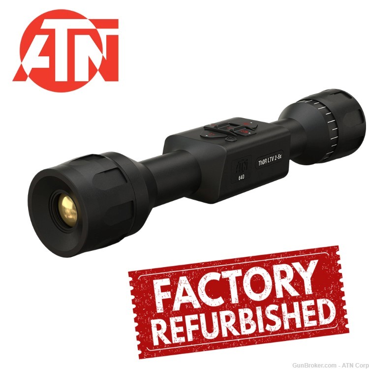 Refurbished ATN Thor LTV 2-6x, 640x480 12 micron Thermal Rifle Scope-img-0