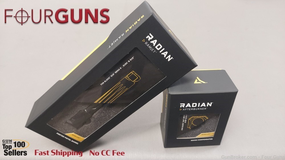Radian Weapons Ramjet + Afterburner Combo 9mm Glock 19 Gen 5 -img-0