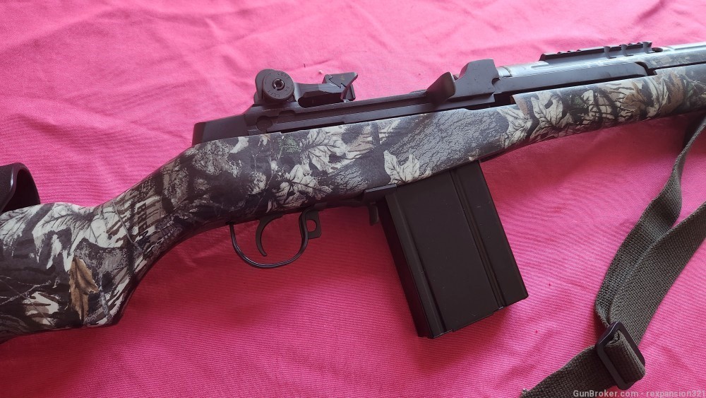 RARE FACTORY MOSSY OAK CAMO SPRINGFIELD M1A SQUAD SCOUT 18IN  -img-3