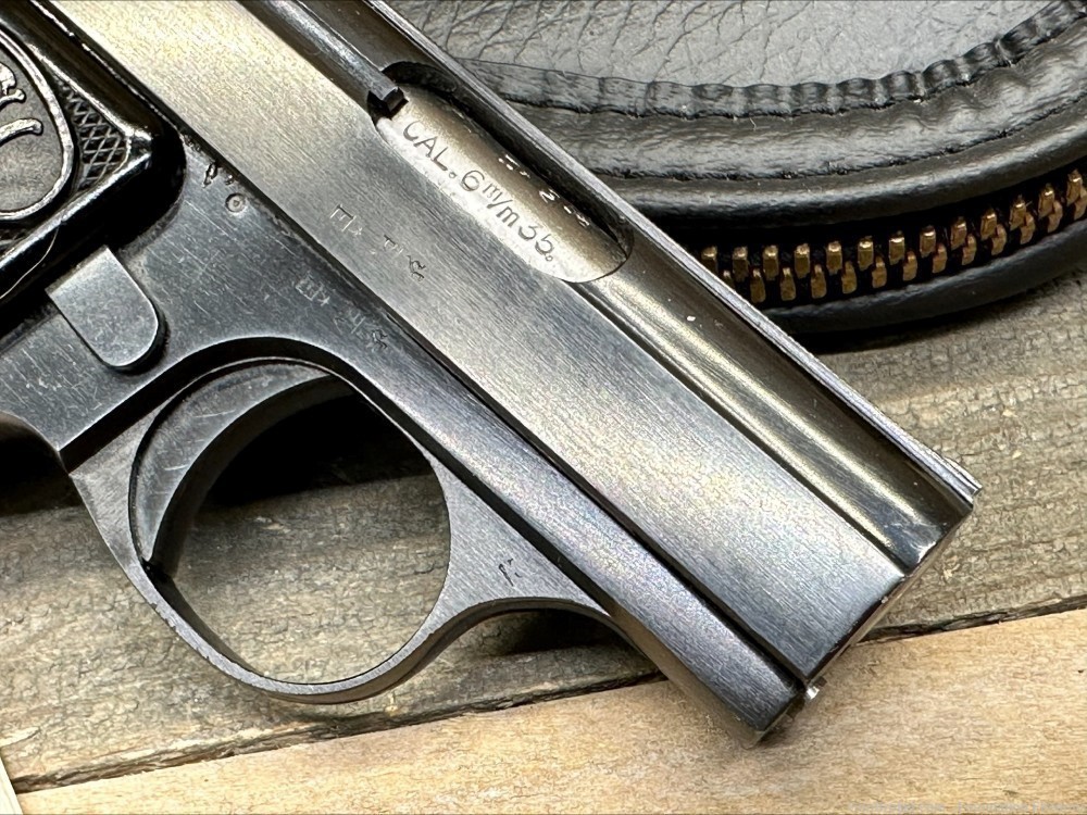 Very Rare FN Belgium Browning Baby .25 acp Semi Auto Pistol w/Manual & Case-img-6