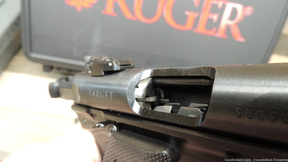 Ruger Mark IV Target 22 LR 5.5 10rd Black Pistol-img-5