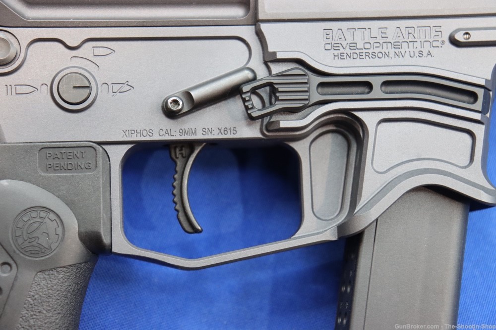 Battle Arms Development BAD XIPHOS AR9 Rifle 9MM Glock Mag Hiperfire Gray 9-img-10