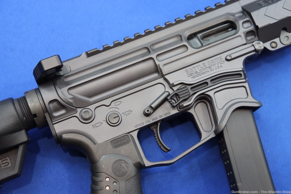 Battle Arms Development BAD XIPHOS AR9 Rifle 9MM Glock Mag Hiperfire Gray 9-img-3