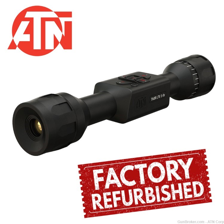 Refurbished ATN Thor LTV 3-9x, 160x120 12 micron Thermal Rifle Scope-img-0