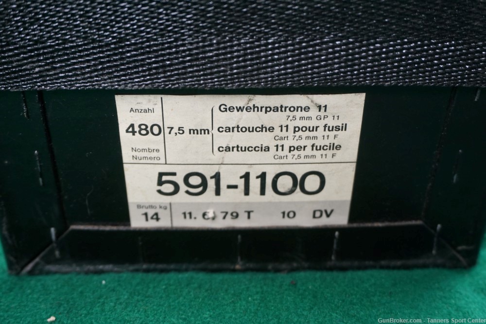 480rds 7.5x55 Swiss 7.5mm GP11 ¢1 Start No Reserve-img-2