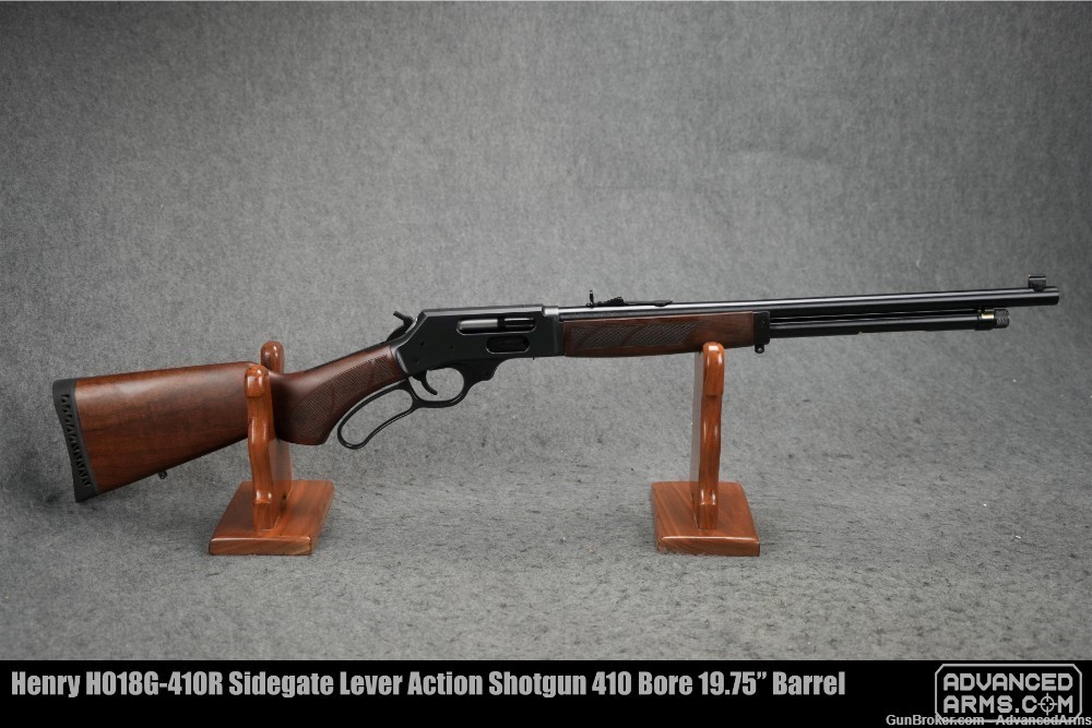 Henry H018G-410R Sidegate Lever Action Shotgun 410 Bore 19.75” Barrel-img-0
