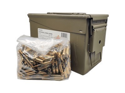 ADI SS109 5.56x45mm FMJ Steel Core 62 Grain Brass (Ammo Can of 900 Rounds)