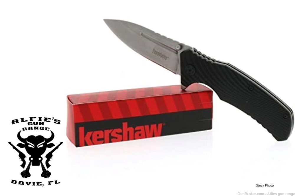 Kershaw Huddle Folding Pocket Knife Black - 1326-img-0