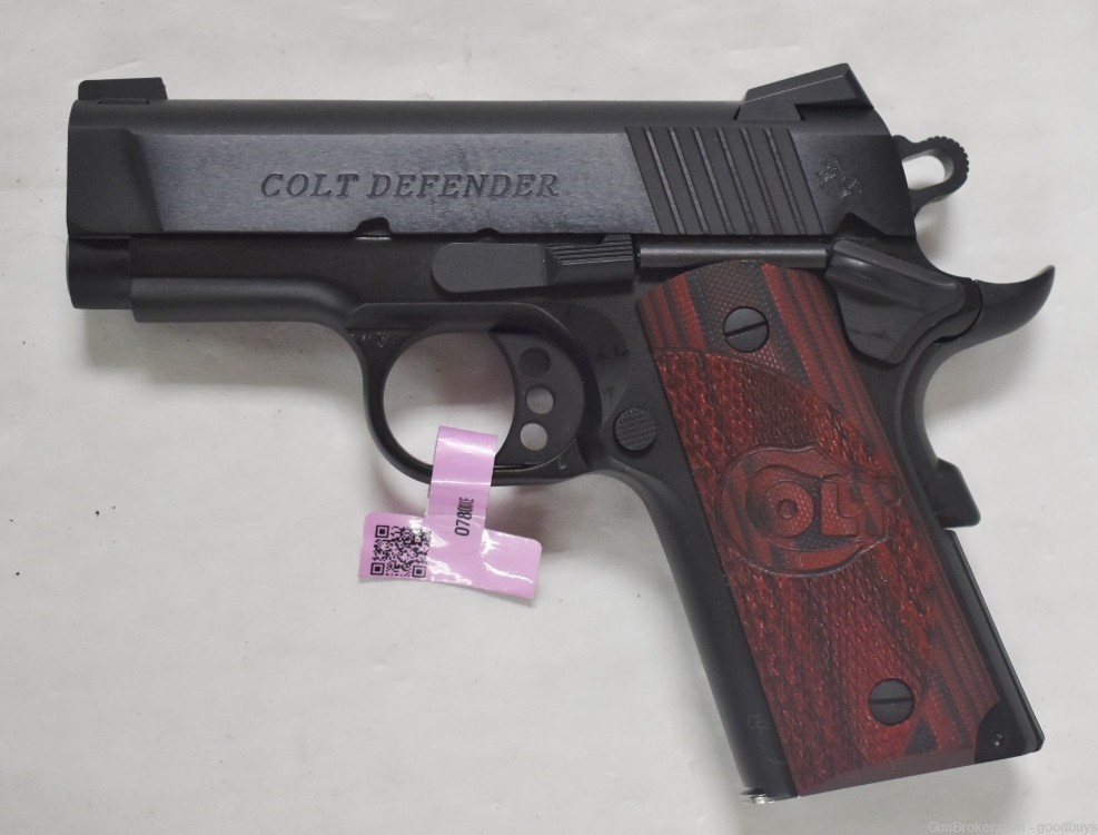 Colt Defender 1911 Compact 45 ACP O7800XE 3" 45ACP Blued .45ACP NIB SALE-img-1