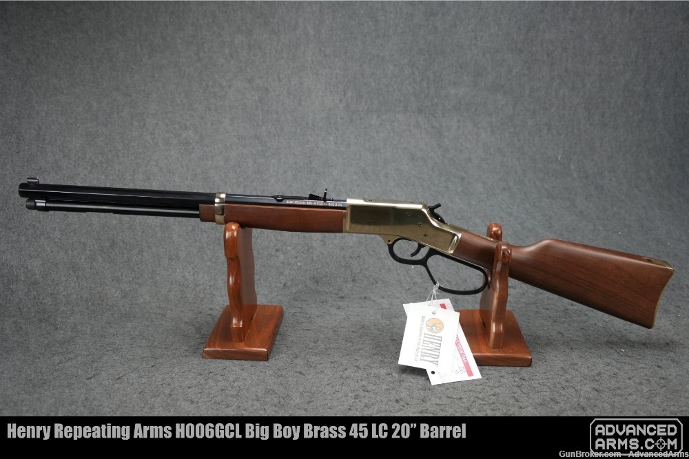 Henry Repeating Arms H006GCL Big Boy Brass 45 LC 20” Barrel-img-1