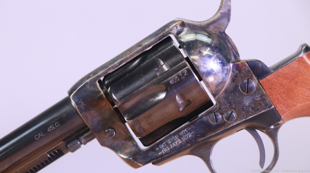  Taylor's & Co 1873 SA Flattop Birdshead 4.75" .45LC SA Revolver 4.75"-img-2