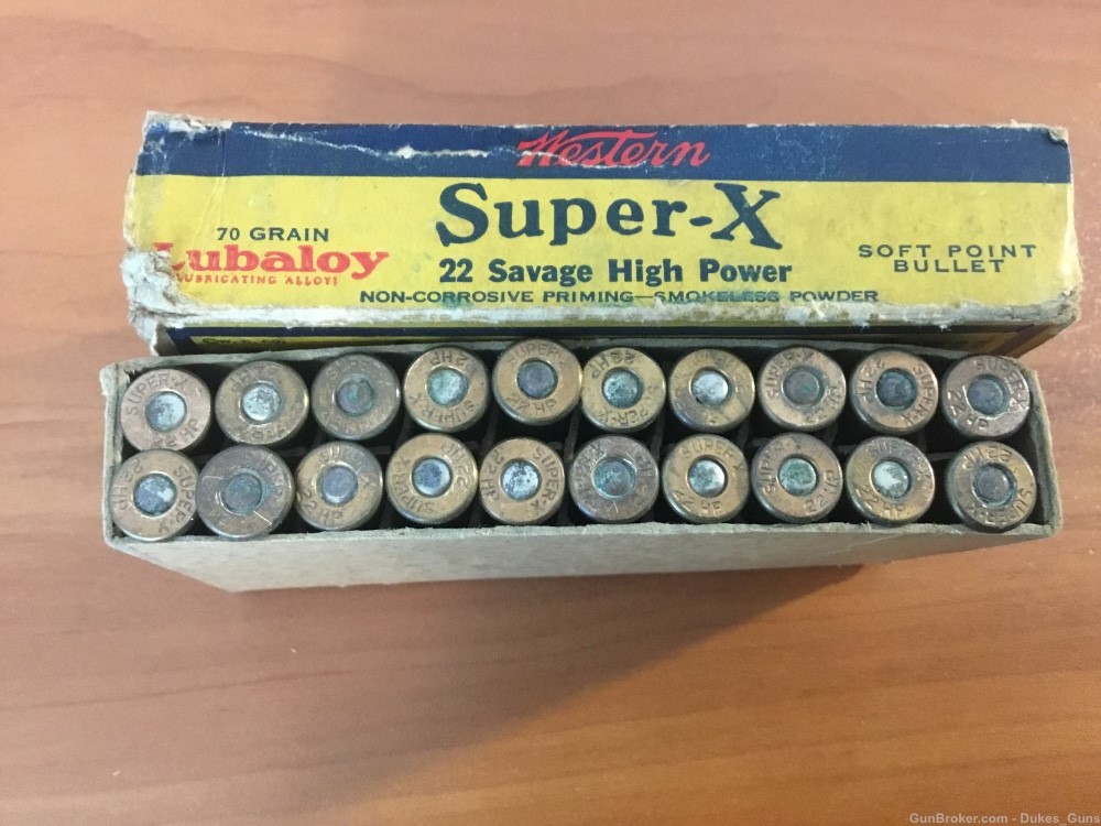 22 Savage High Power, Western Super X, 20 rounds-img-2