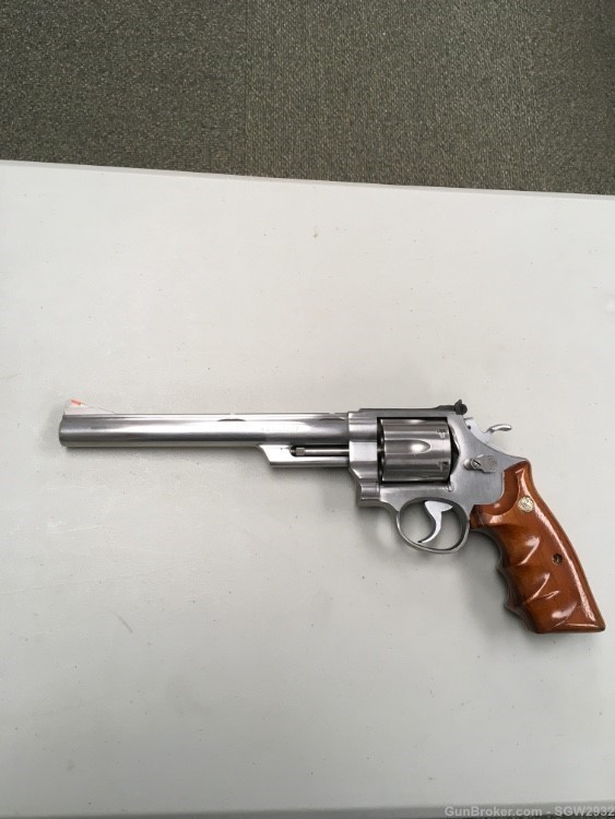 S&W 629-2 44 magnum revolver 8 3/8 barrel factory scope mount RARE!-img-0